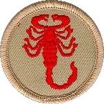 scorpion patrol patch